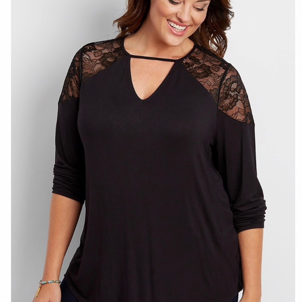Maurice’s Tunic Lace top 3x